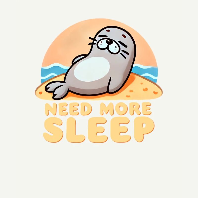 Besoin de plus de sommeil, drôle de phoque