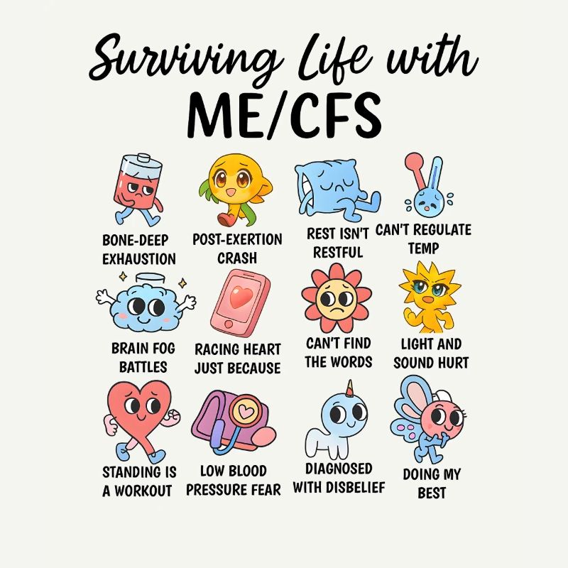 ME/CFS Surviving Everyday Life – Symptom Comic