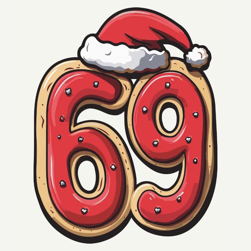 Biscuit de Noël à 69 chiffres
