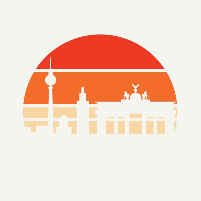 Sonne Berlin Skyline