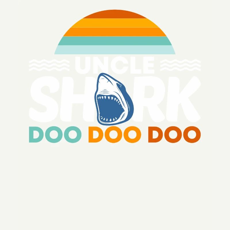 Onkel Hai Bester Onkel Uncle Shark Haie
