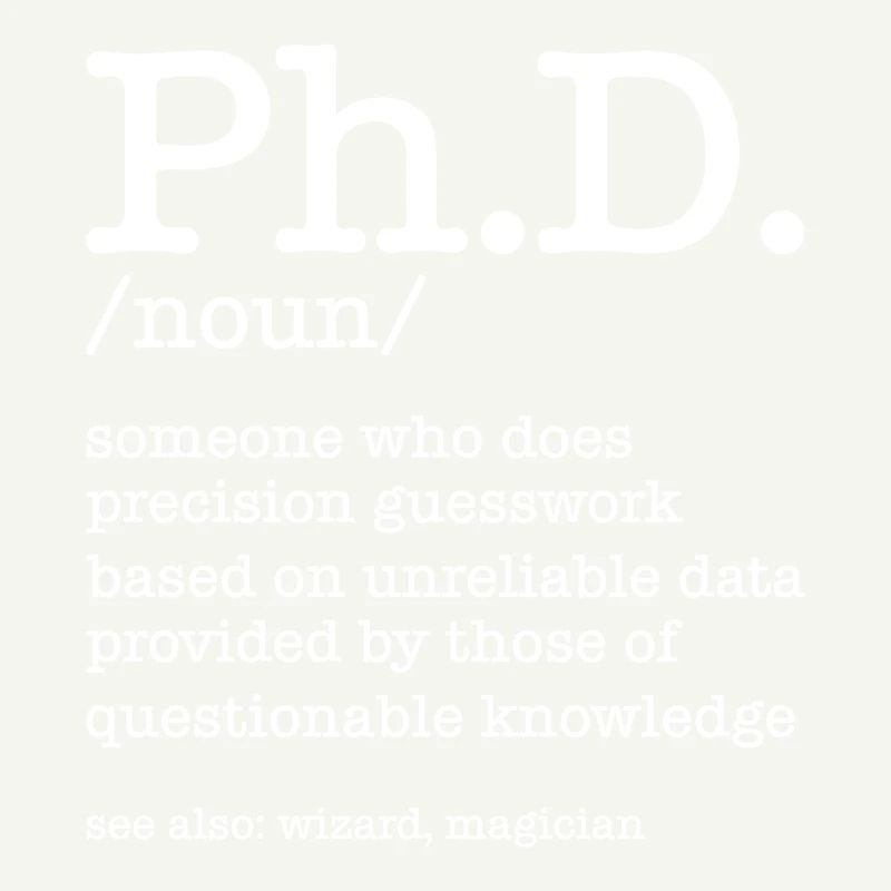 Phd Doctorate Degree Degree