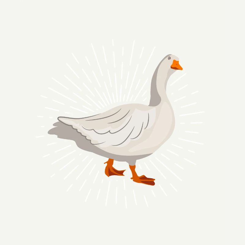 Gans Hausgans Goose Weihnachtsgans Geschenk