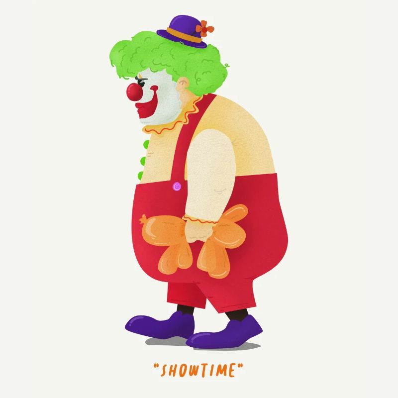 Karneval Fasching Clown Helau Alaaf Geschenk