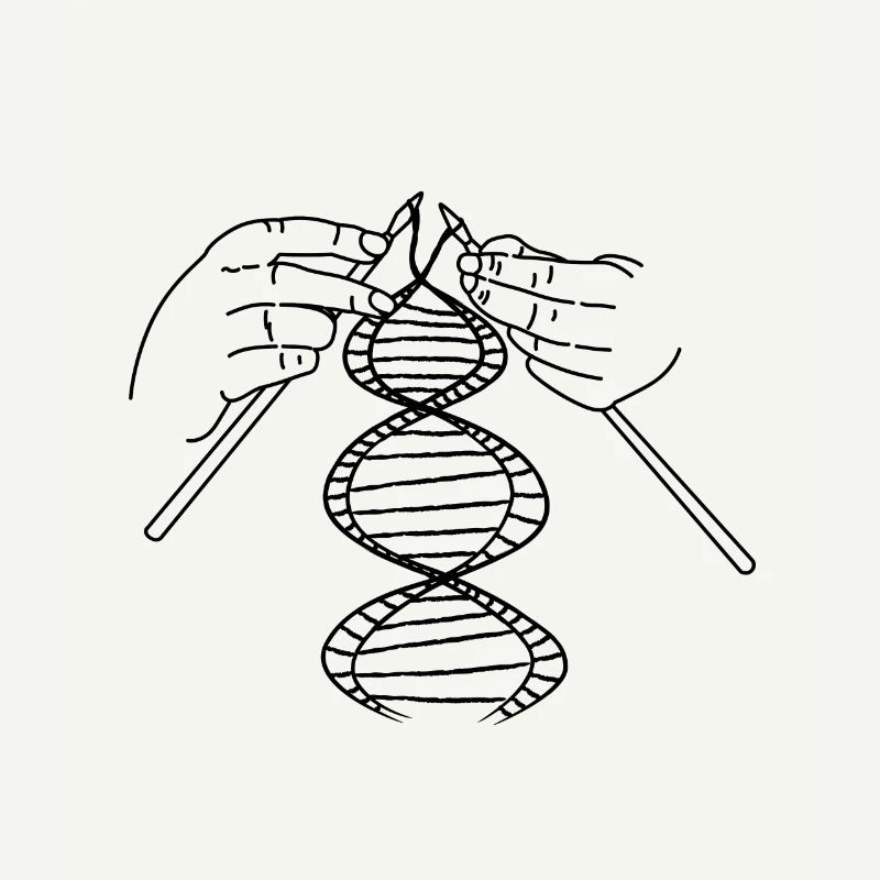 Décryptage ADN Code ADN Tricot