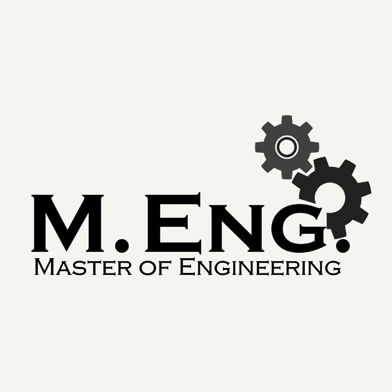 Master of Engineering mit Zahnrad