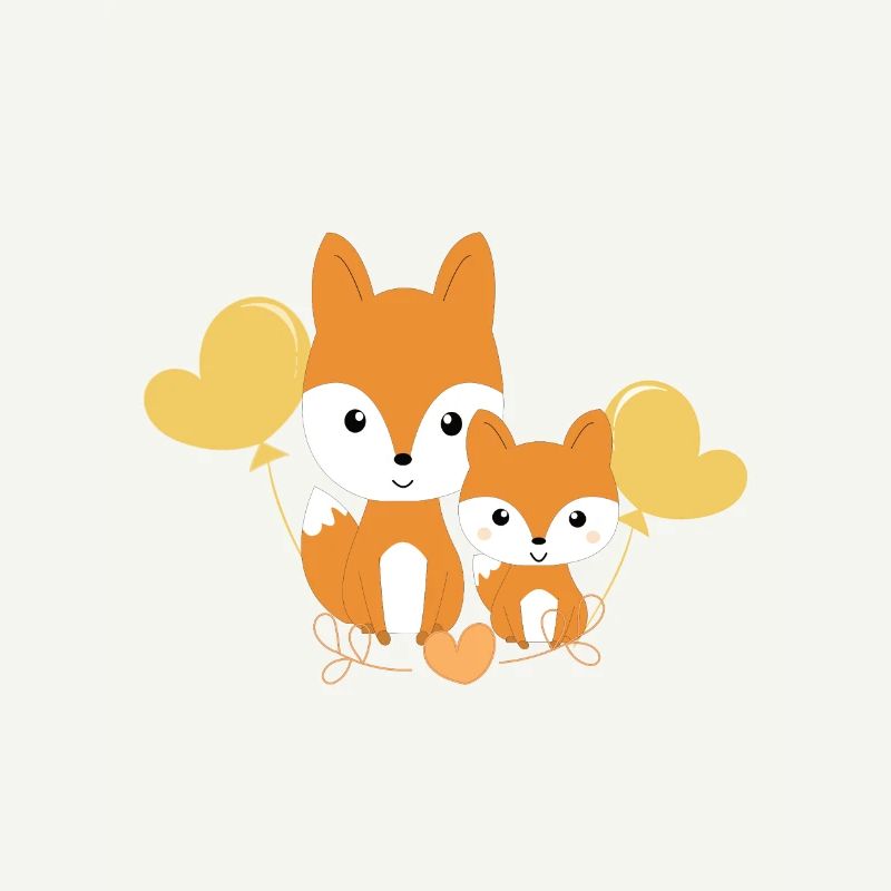 cute foxes