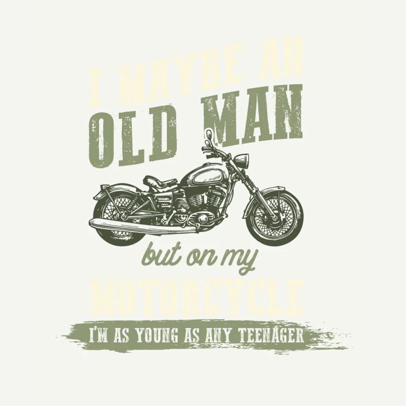 motorrad alter mann