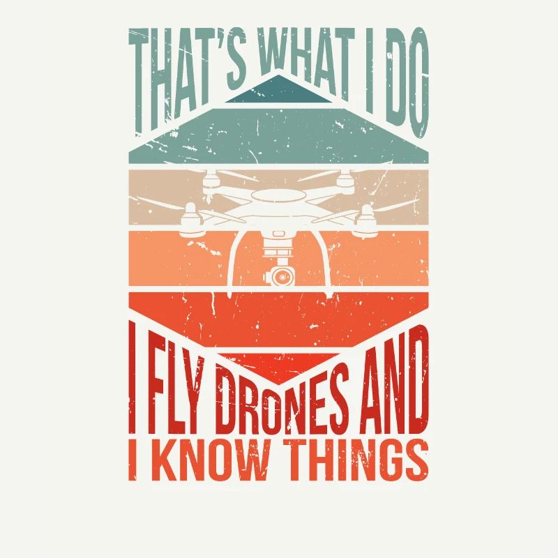 Retro I Fly Drones and I know Things | RC Drone