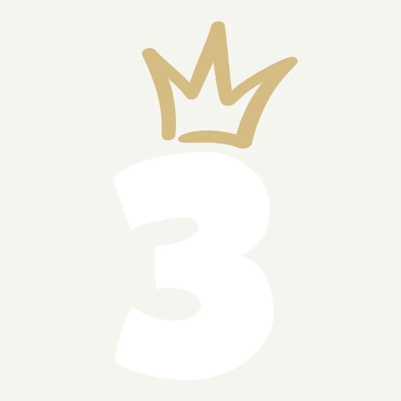 NUMBER THREE 3 Crown