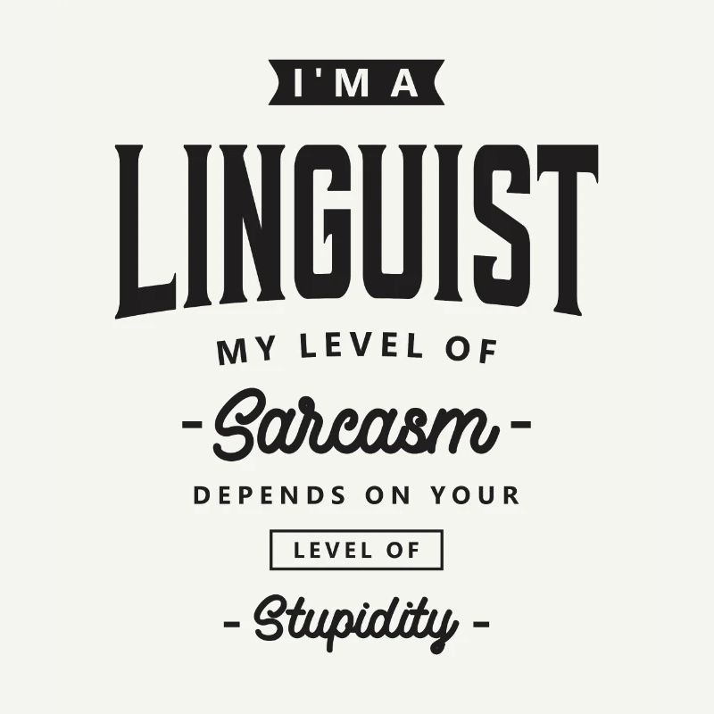 Linguist Lustiger Beruf
