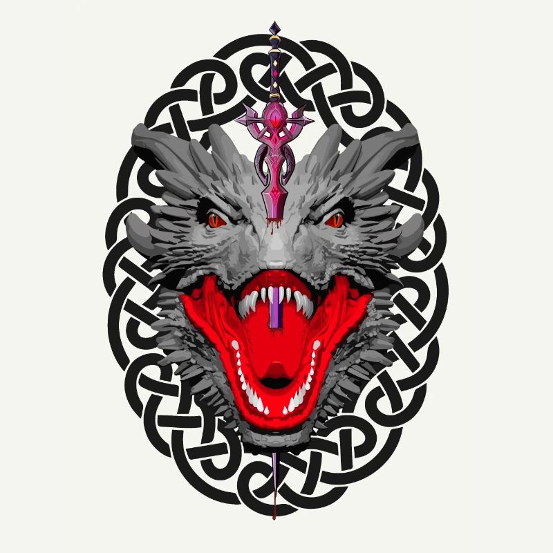 Dragon à l’épée pourpre