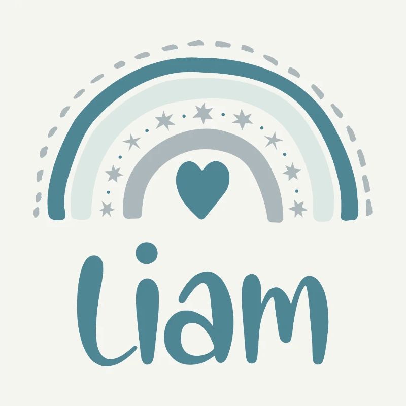 Liam Name Rainbow