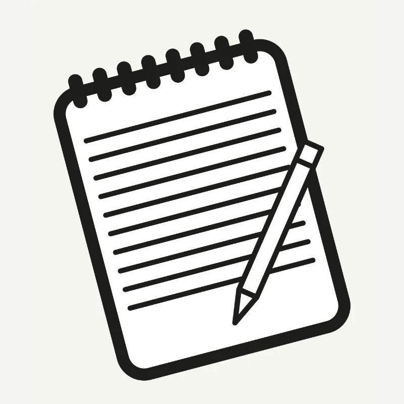 Liste de contrôle Notes Devoirs