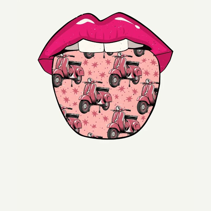 Motorroller Lippen