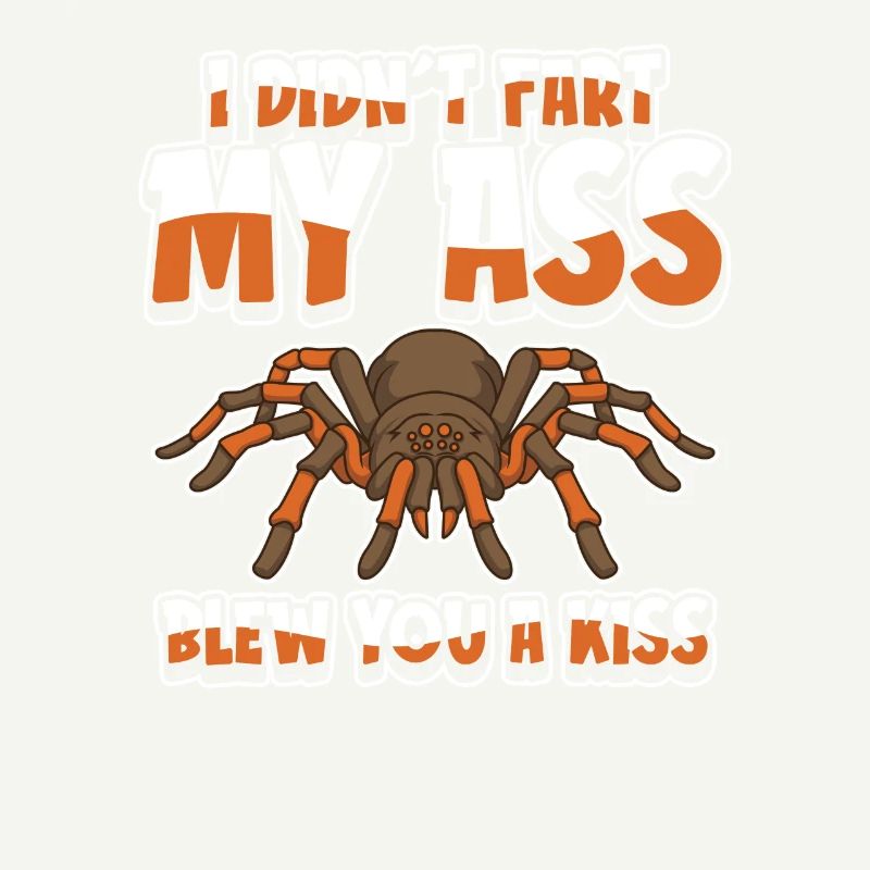 Spinne Witzig