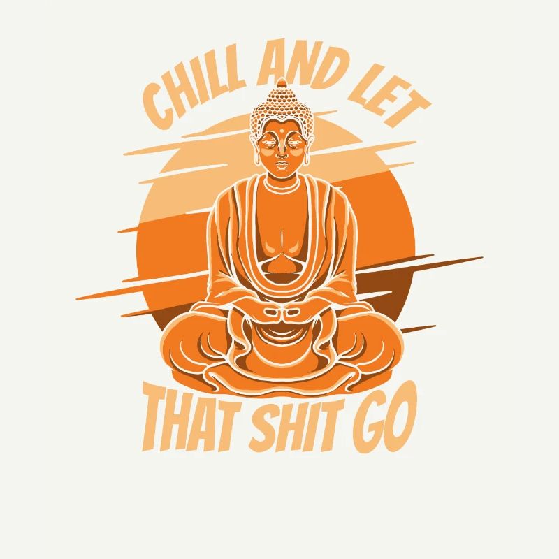 Bouddha bouddhiste Bouddha lâche prise de la merde