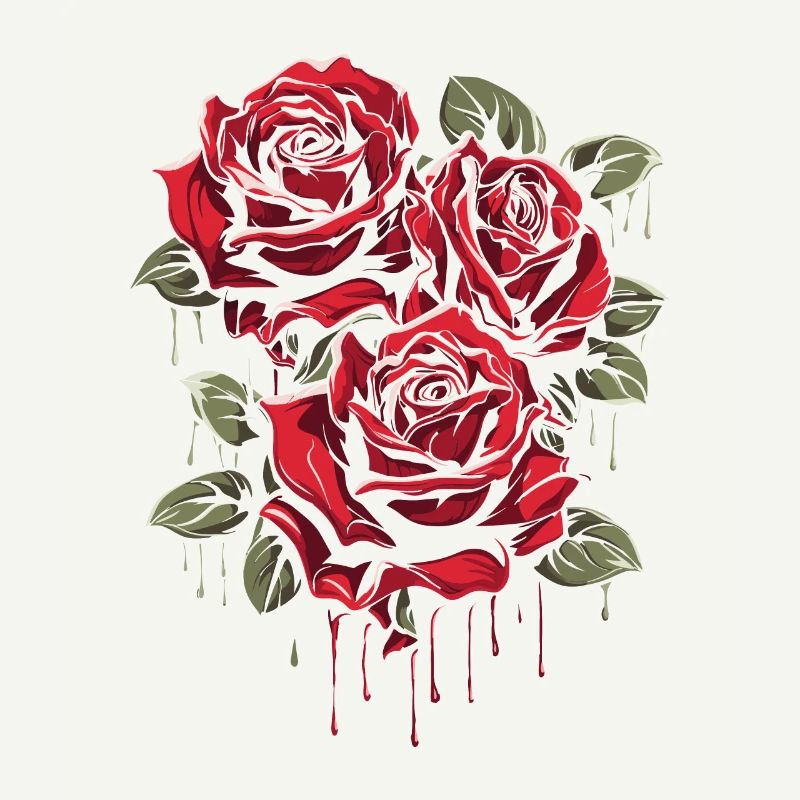Rote Rose Goth Cool