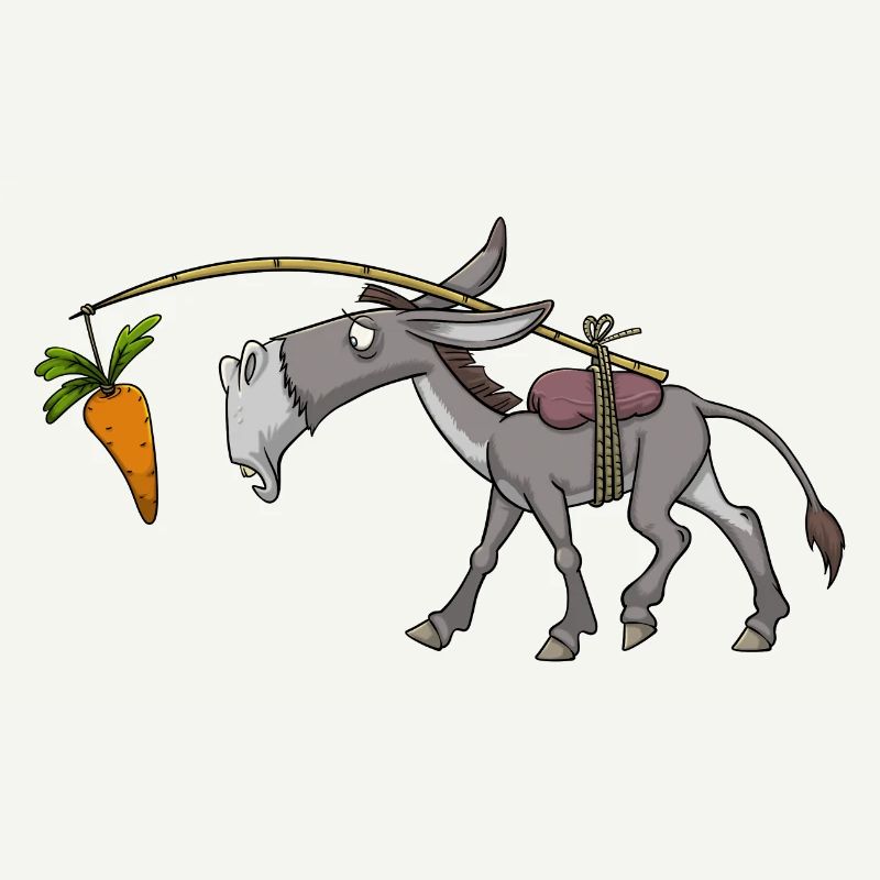 Cute Funny Cool Donkey Mule