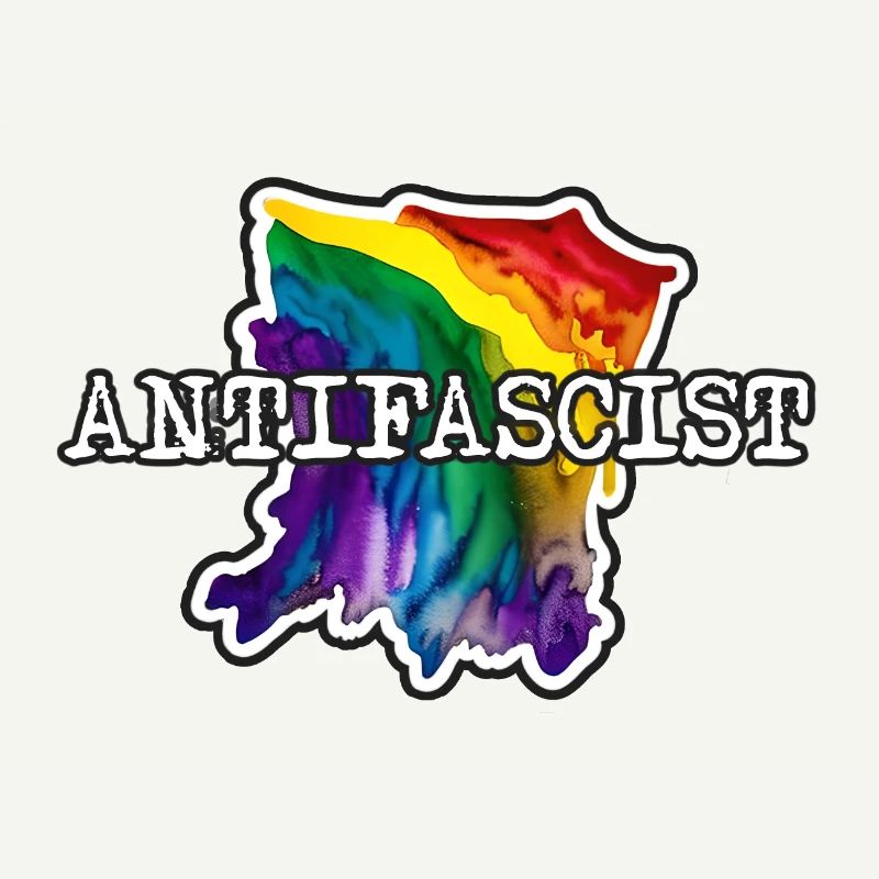 Regenbogen Antifaschist antifa