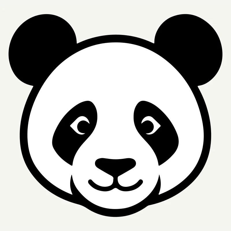 Tête de panda