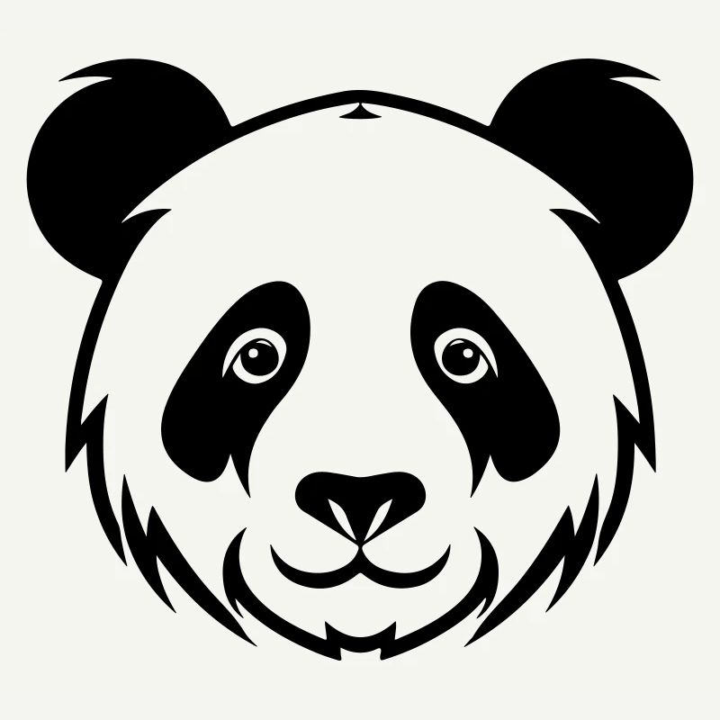 Panda Kopf