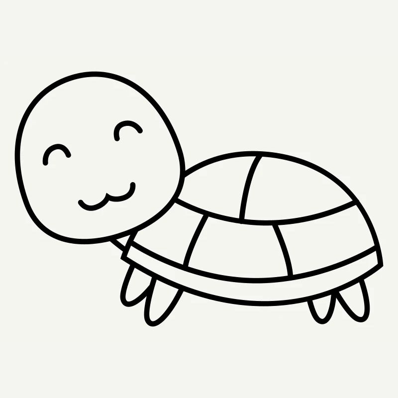 Turtle Comic Animal