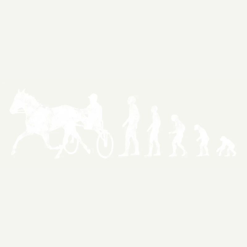 Courses de trotters au trot dans le style Evolution