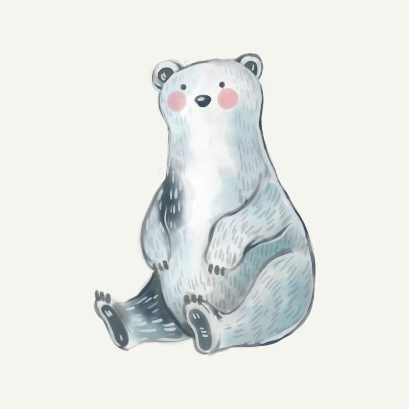 Conception d'ours mignon