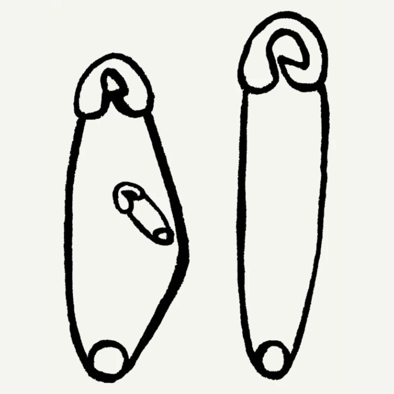 Épingles de sécurité grossesse