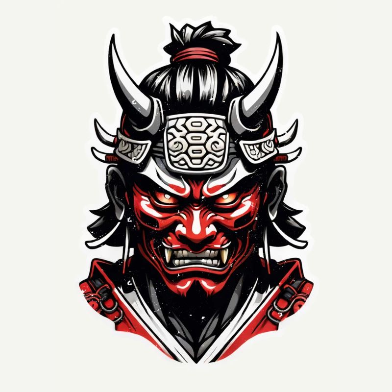 Samurai-Krieger - Japan - Dämon