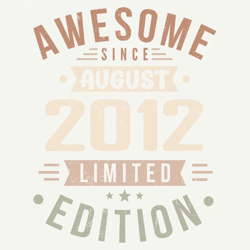 August 2012 Geburtstag im August 2012 Vintage 2012