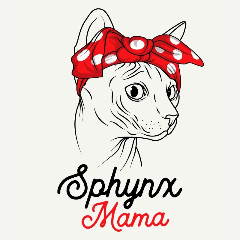 Sphynx Mama Katze Sphinx Nacktkatze
