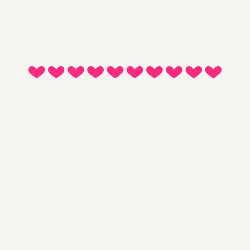 Linie Herz Herzchen Rosa