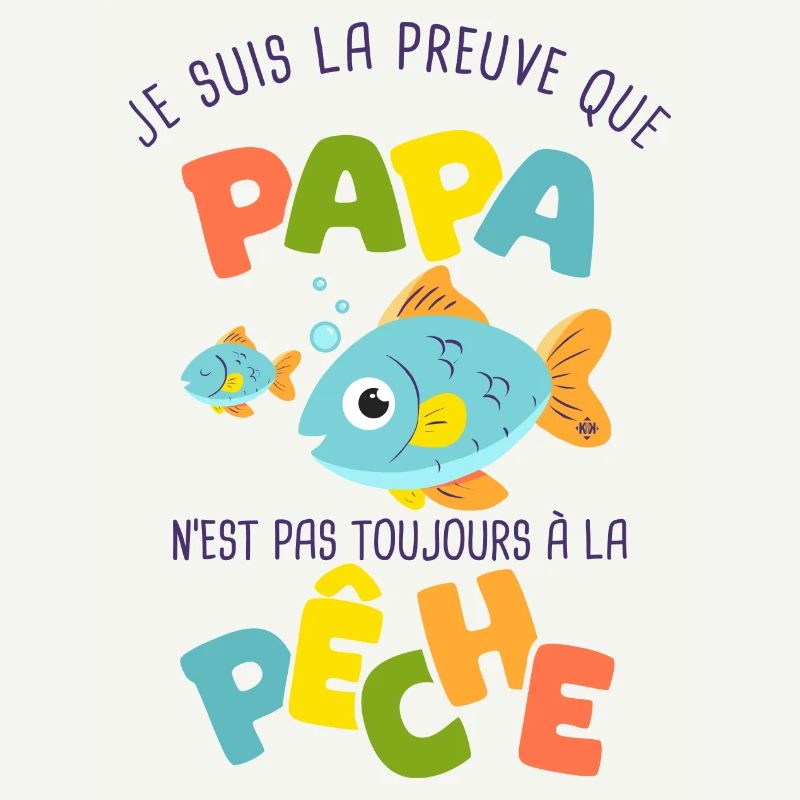 papa pêche pêcheur naissance bébé nourrisson