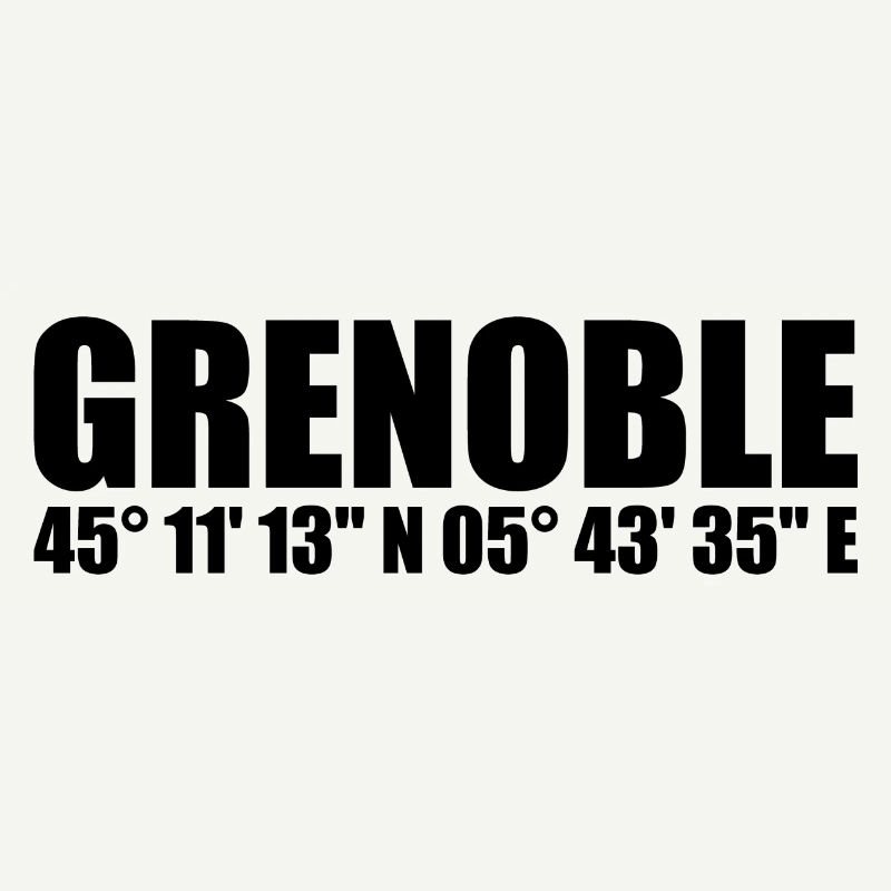 Coordonnées de Grenoble
