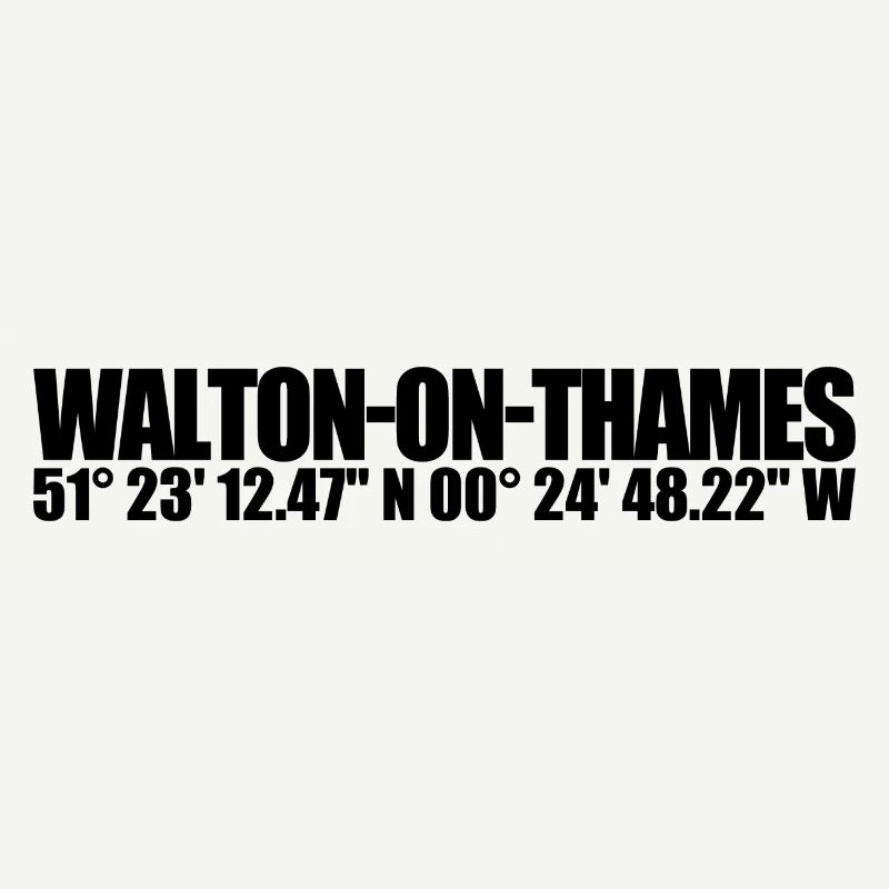 Coordonnées de Walton-on-Thames