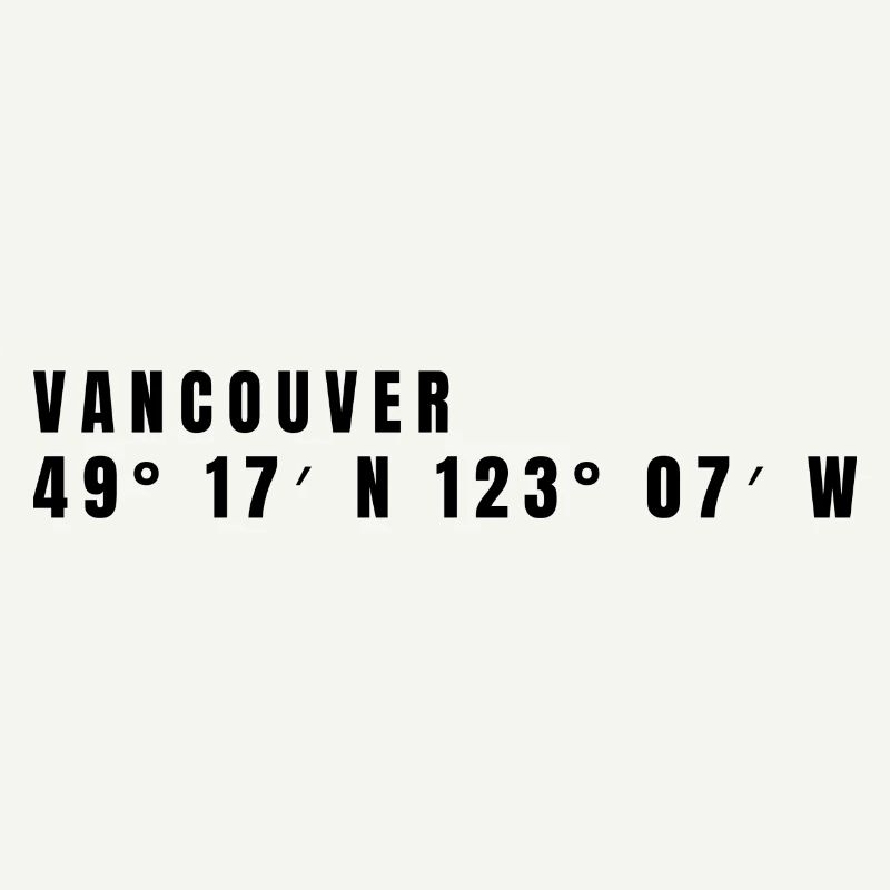 Vancouver, Canada Coordonnées