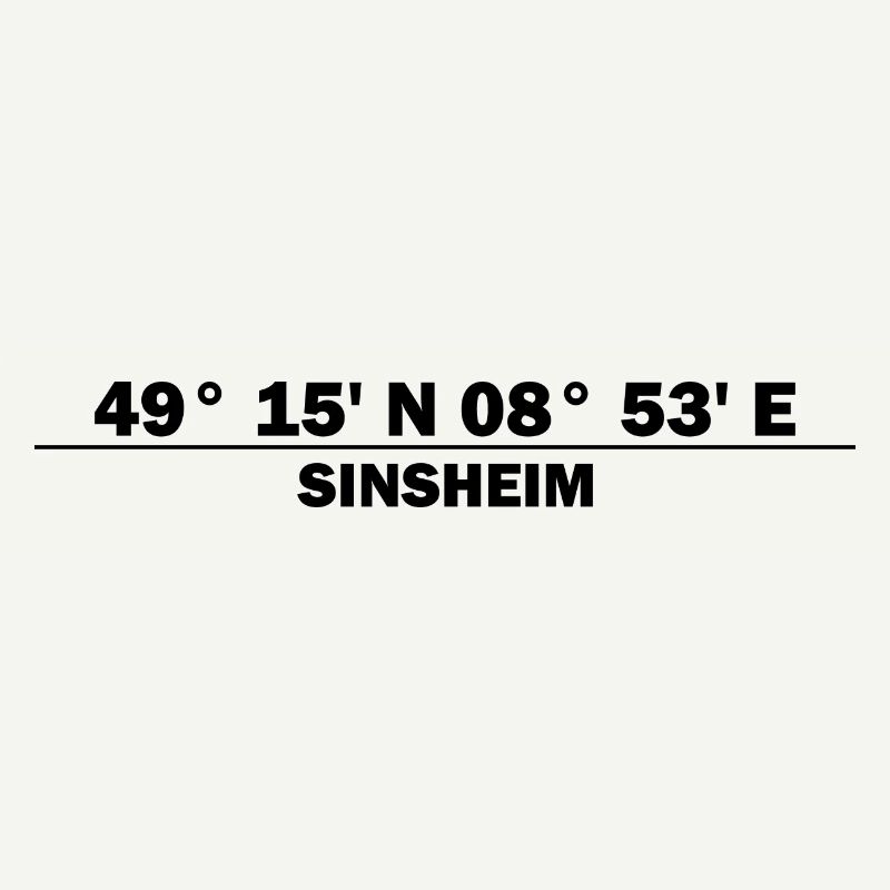 Coordonnées de Sinsheim