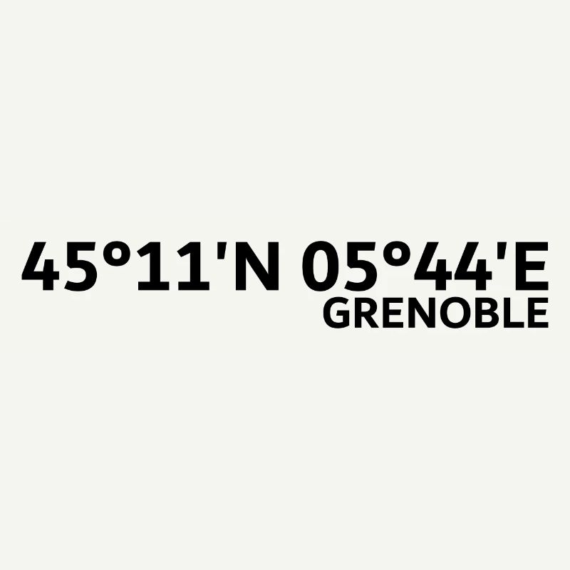 Coordonnées de Grenoble