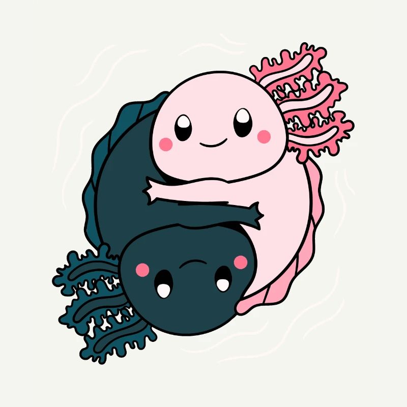 Axolotl Yinyang