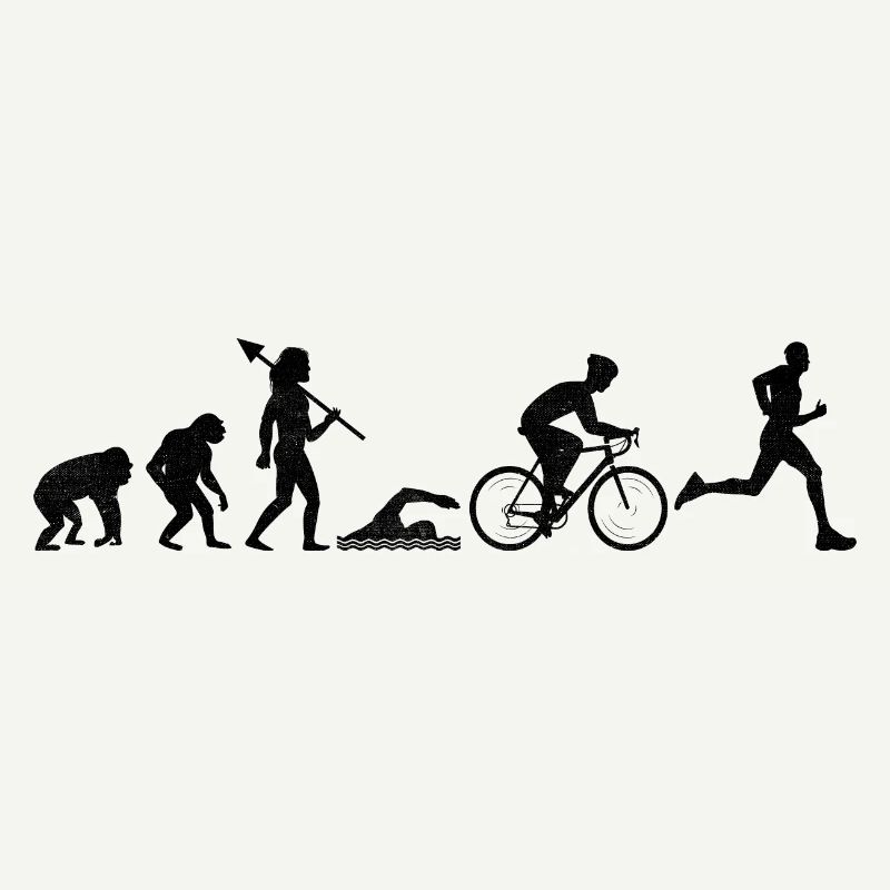 Evolution Triathlon Run Bike Swim Triathlete Triat