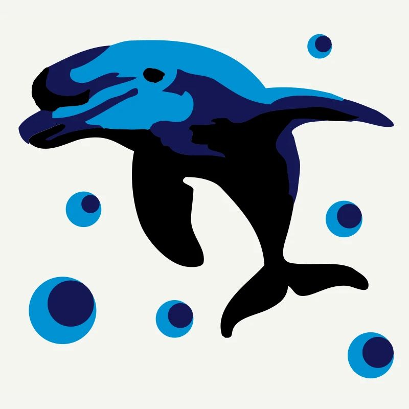 Dolphin in the water