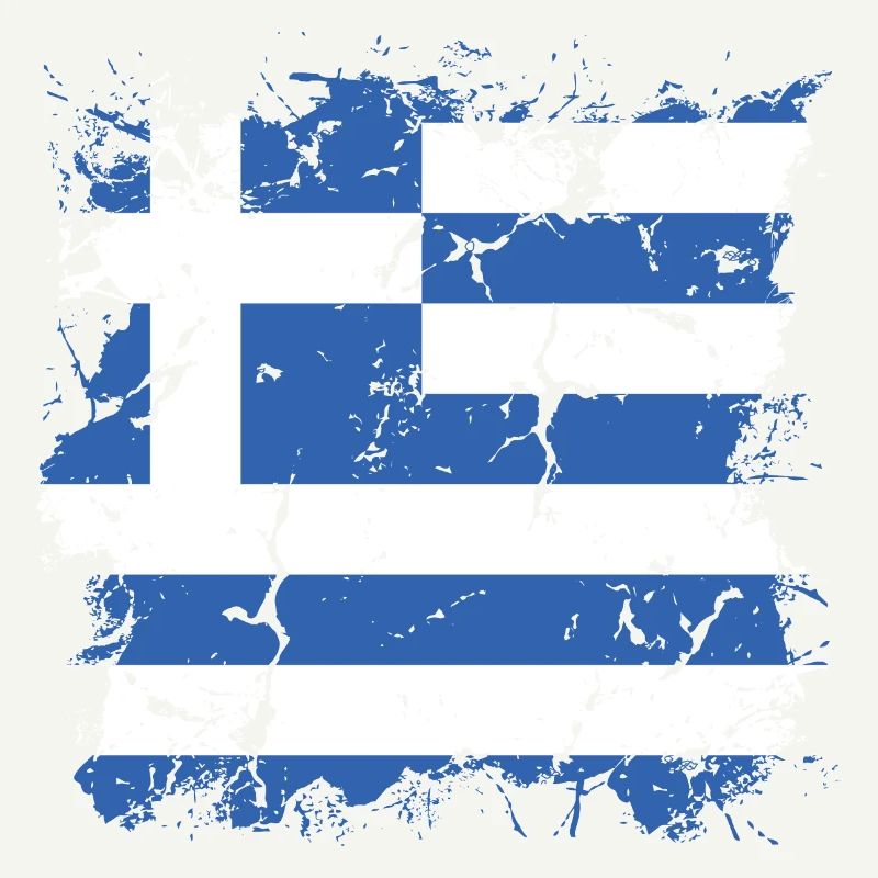 Grèce Drapeau Hellas Athènes Drapeau grec