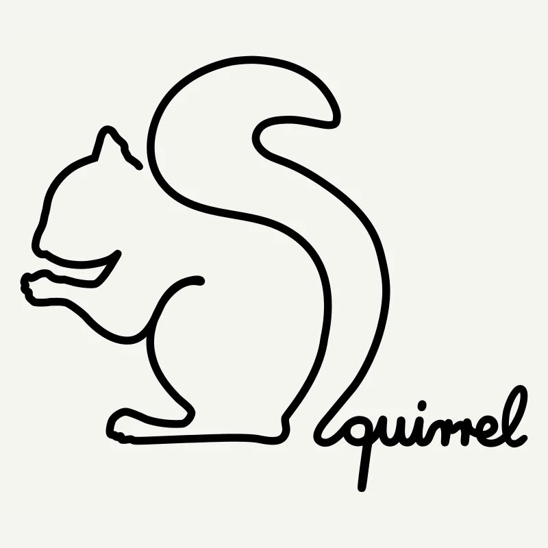 Eichhörnchen - The Squirrel with a quirrel