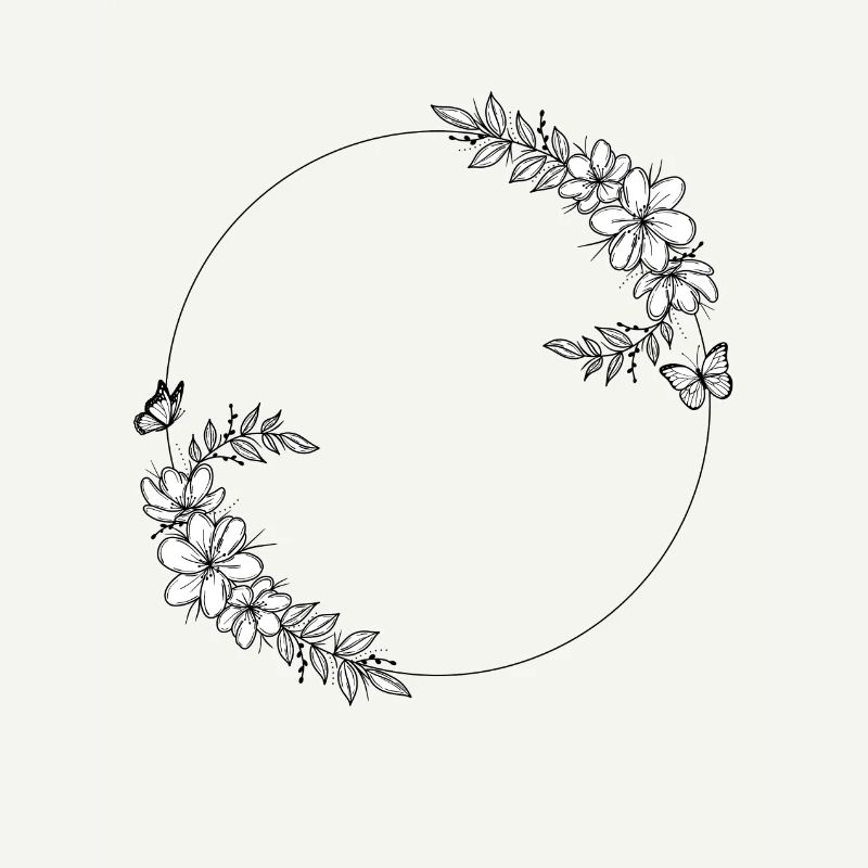 Cadre fleur