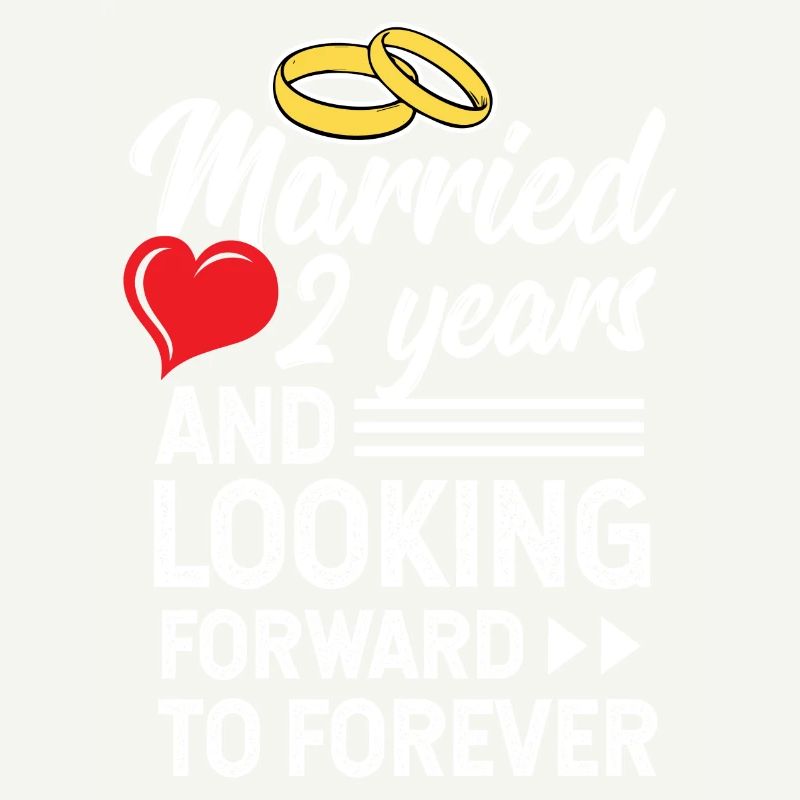 Second Wedding Anniversary Married 2 Years