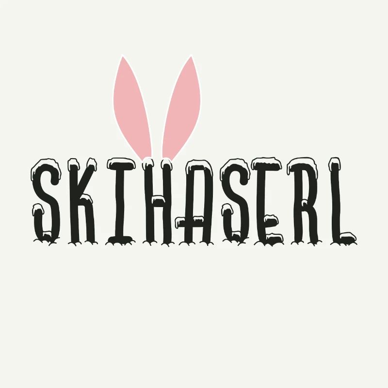 Skihaserl Skihase mit Ohren