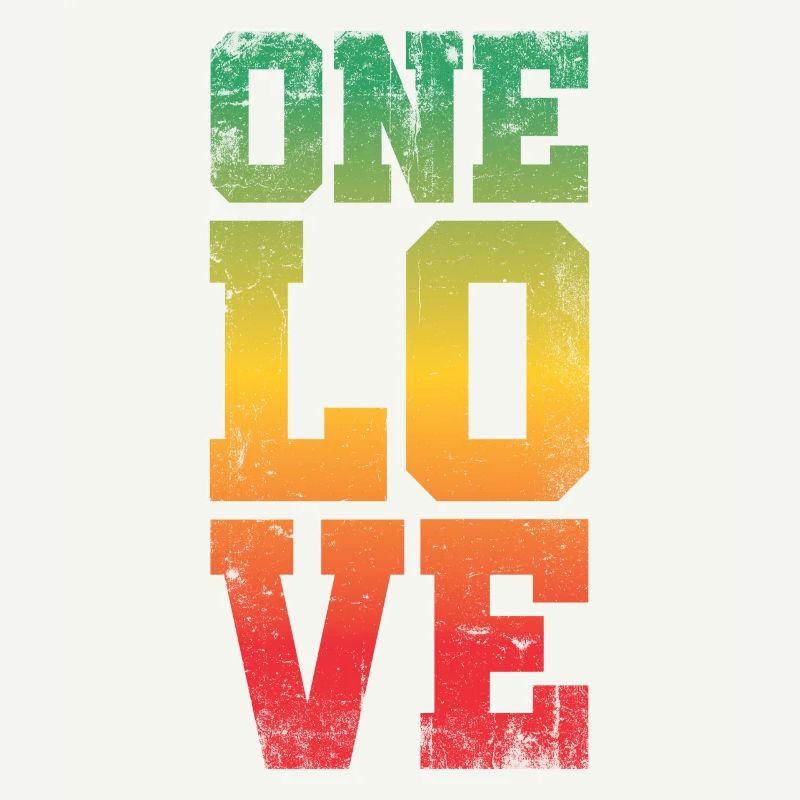 Un design d’amour pour le reggae rasta