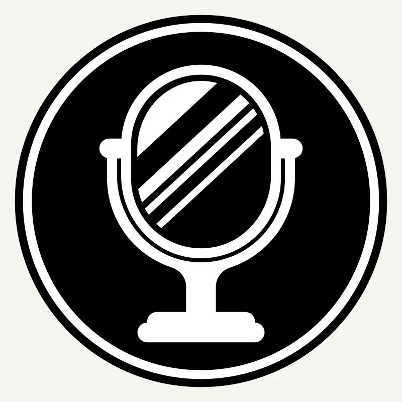 Mirror Icon Silhouette